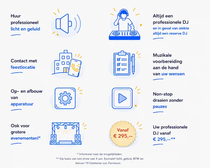 Onze voordelen!